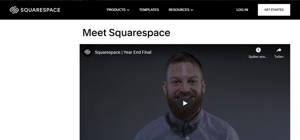 Squarespace Video
