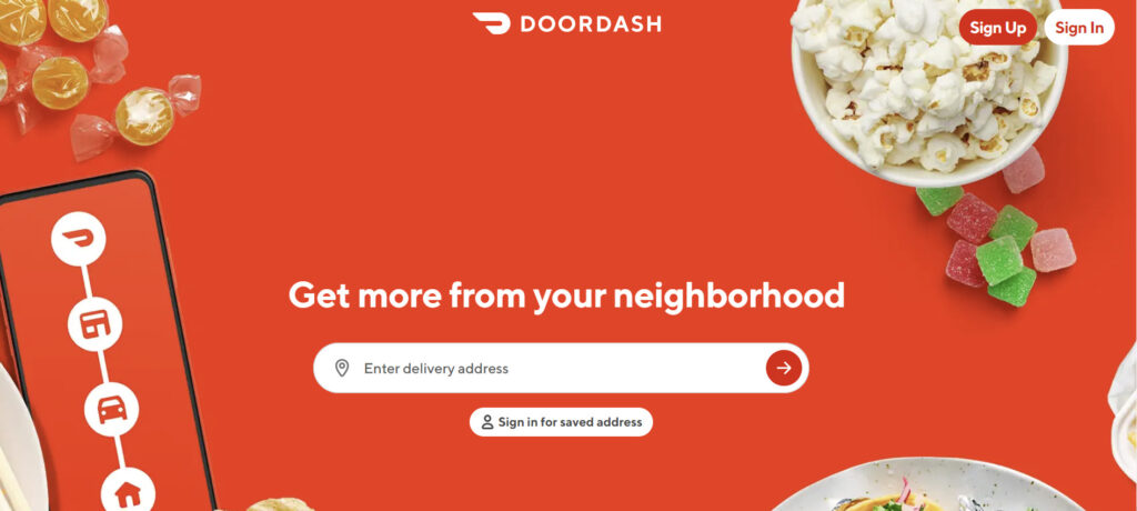 Doosh ist eine Essensliefer-App, mit der Sie Essen in Ihrer Nachbarschaft bestellen können.